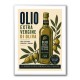 Olive Oil Bottle Vintage Italian Ad Art Print