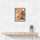 Peaches Italian Fruit Vintage Advert Art Print