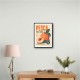 Peaches Italian Fruit Vintage Advert Art Print