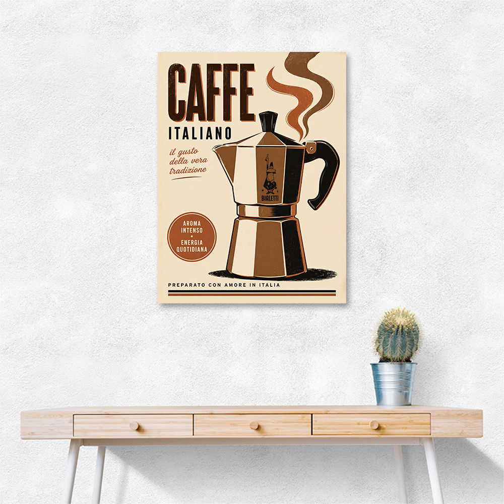 Percolator Coffee Pot Italian Art Print