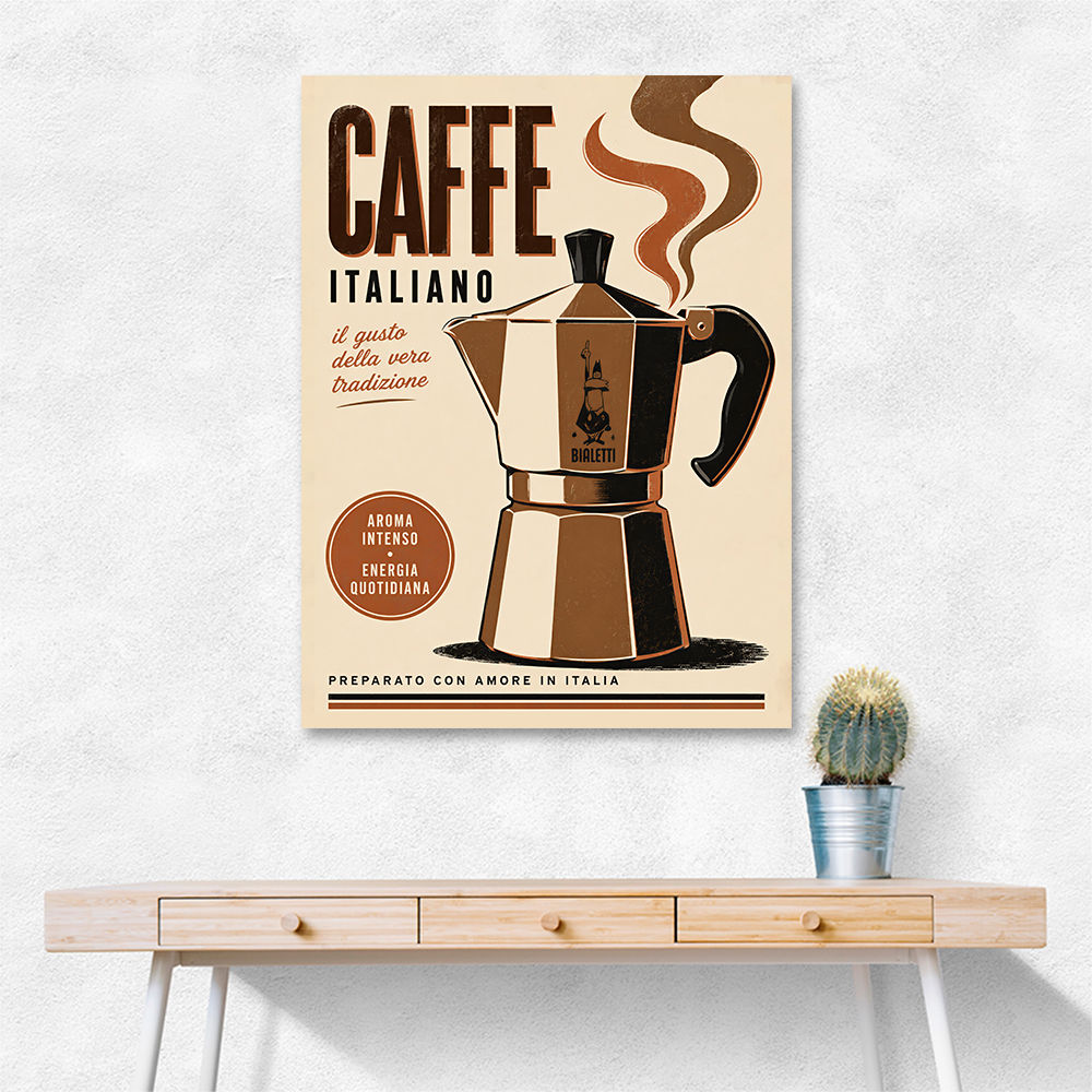 Percolator Coffee Pot Italian Art Print
