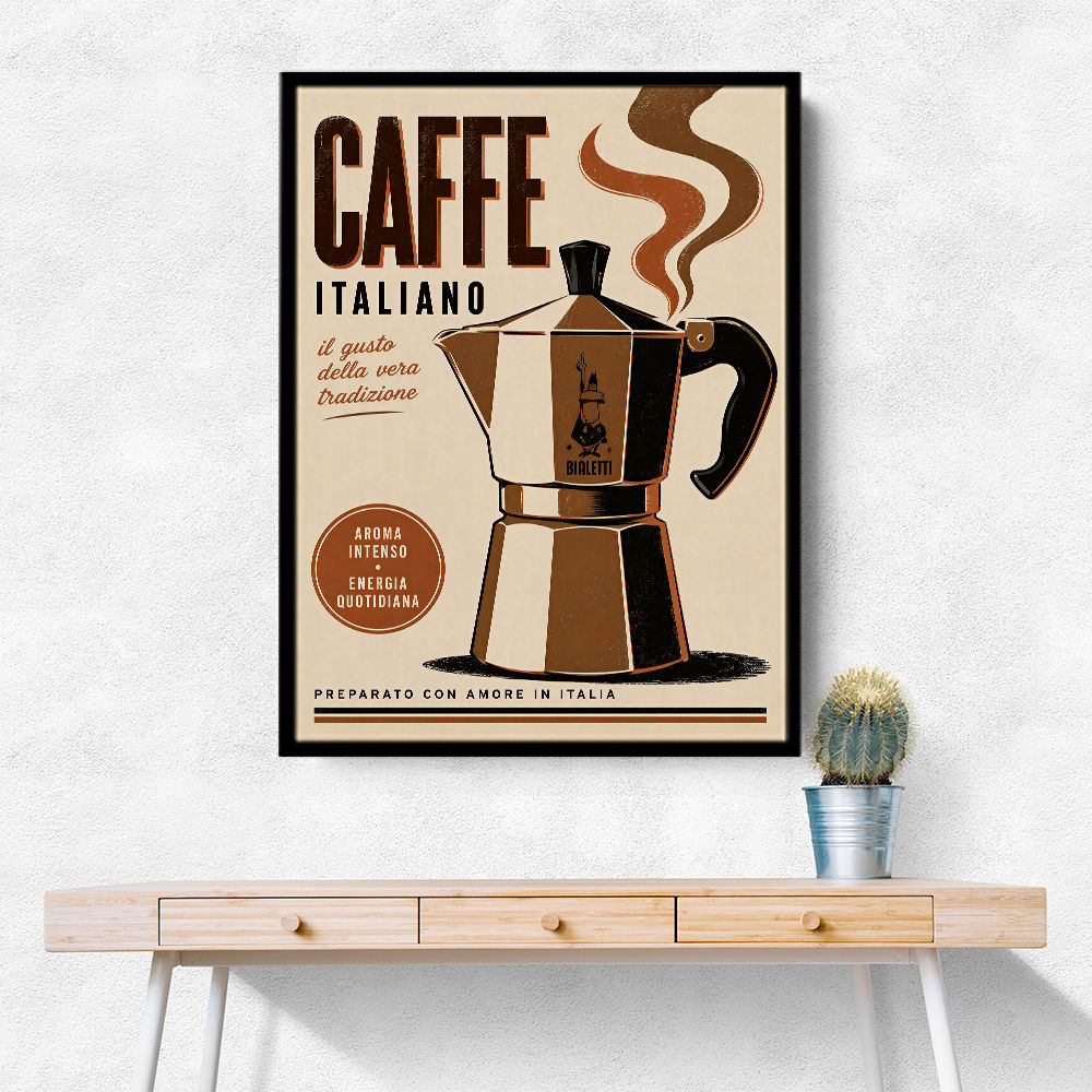 Percolator Coffee Pot Italian Art Print