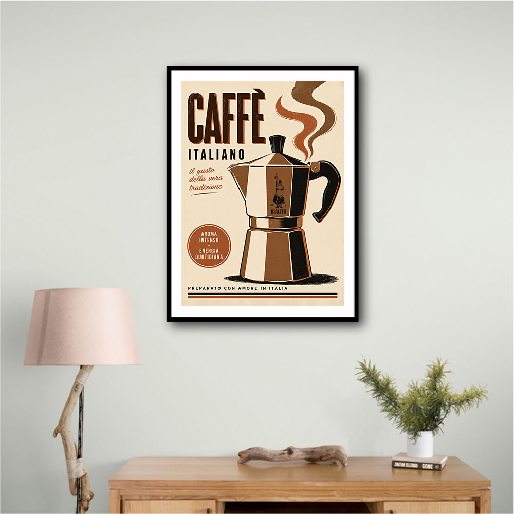 Percolator Coffee Pot Italian Art Print