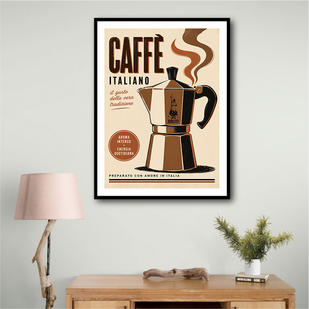 Percolator Coffee Pot Italian Art Print