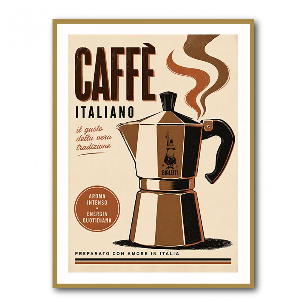 Percolator Coffee Pot Italian Art Print