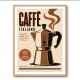 Percolator Coffee Pot Italian Art Print