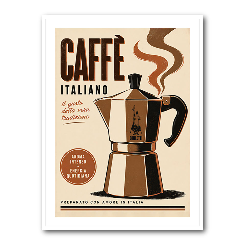 Percolator Coffee Pot Italian Art Print