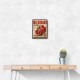 Pomegranate Italian Vintage Food Poster Wall Art