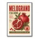 Pomegranate Italian Vintage Food Poster Wall Art