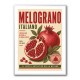 Pomegranate Italian Vintage Food Poster Wall Art