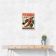 Red Chili Pepper Vintage Poster Wall Art