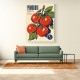 Ripe Red Tomatoes Vintage Italian Art Print