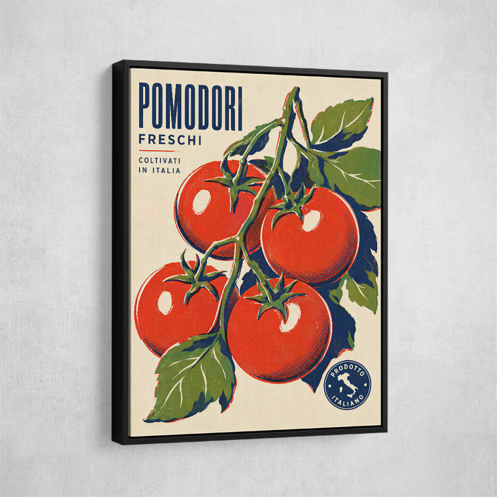 Ripe Red Tomatoes Vintage Italian Art Print