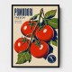 Ripe Red Tomatoes Vintage Italian Art Print