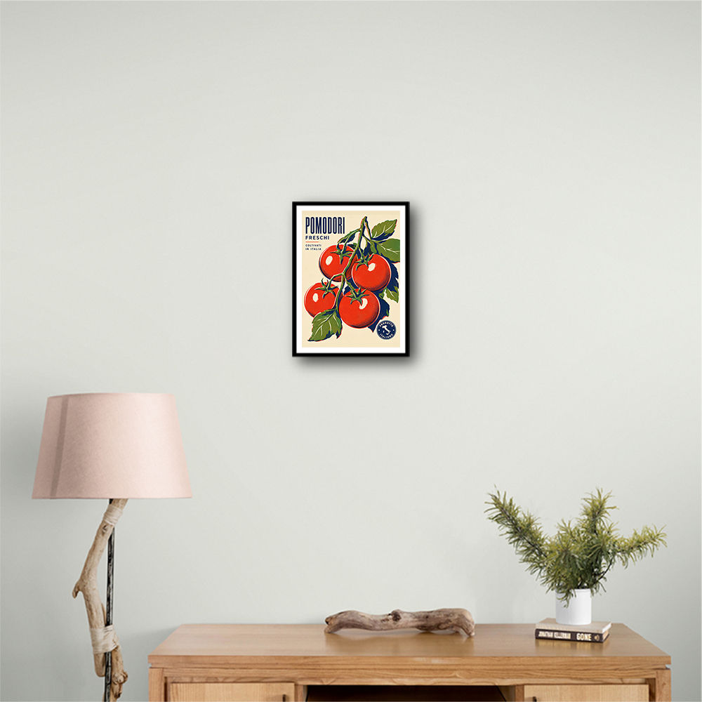 Ripe Red Tomatoes Vintage Italian Art Print