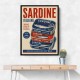Sardine Can Italian Vintage Poster Art Print