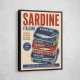 Sardine Can Italian Vintage Poster Art Print