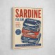 Sardine Can Italian Vintage Poster Art Print