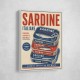 Sardine Can Italian Vintage Poster Art Print