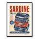 Sardine Can Italian Vintage Poster Art Print