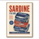 Sardine Can Italian Vintage Poster Art Print