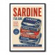 Sardine Can Italian Vintage Poster Art Print