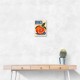 Sicilian Blood Orange Vintage Ad Art Print