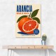 Sicilian Blood Orange Vintage Ad Art Print