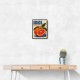Sicilian Blood Orange Vintage Ad Art Print