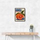 Sicilian Blood Orange Vintage Ad Art Print