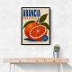 Sicilian Blood Orange Vintage Ad Art Print
