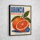 Sicilian Blood Orange Vintage Ad Art Print