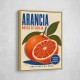 Sicilian Blood Orange Vintage Ad Art Print