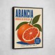Sicilian Blood Orange Vintage Ad Art Print