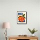 Sicilian Blood Orange Vintage Ad Art Print