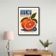Sicilian Blood Orange Vintage Ad Art Print