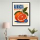 Sicilian Blood Orange Vintage Ad Art Print