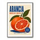 Sicilian Blood Orange Vintage Ad Art Print