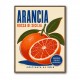 Sicilian Blood Orange Vintage Ad Art Print