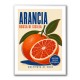 Sicilian Blood Orange Vintage Ad Art Print