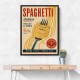 Spaghetti Italian Vintage Food Poster Art Print