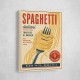 Spaghetti Italian Vintage Food Poster Art Print
