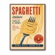 Spaghetti Italian Vintage Food Poster Art Print