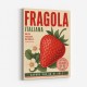 Strawberry Vintage Italian Poster Wall Art