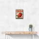 Strawberry Vintage Italian Poster Wall Art