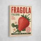 Strawberry Vintage Italian Poster Wall Art