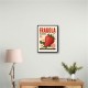 Strawberry Vintage Italian Poster Wall Art