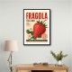 Strawberry Vintage Italian Poster Wall Art