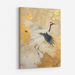 Crane Japandi Style Wall Art