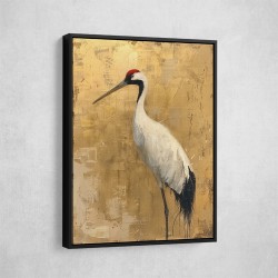 Crane 2 Japandi Style Wall Art